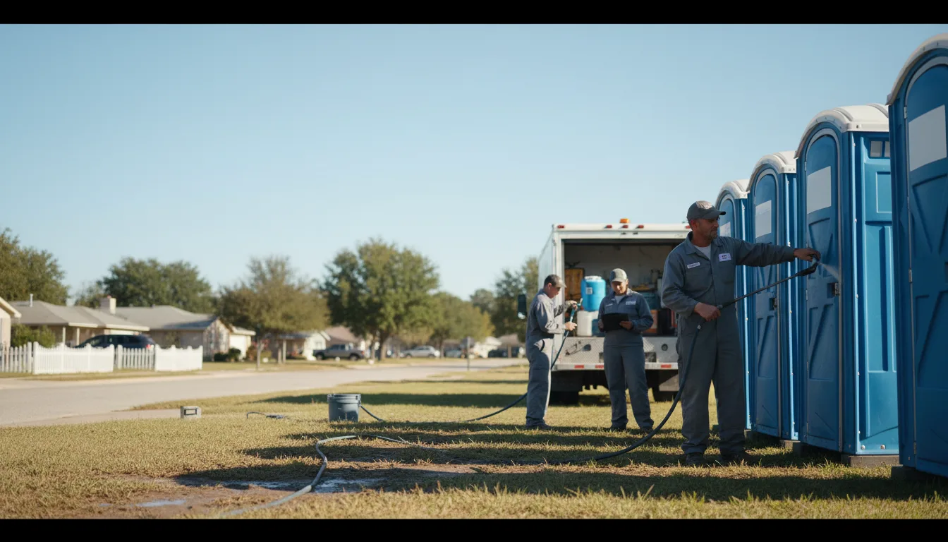 Long-Term Portable Toilet Rental in Magnetic Springs, OH near me